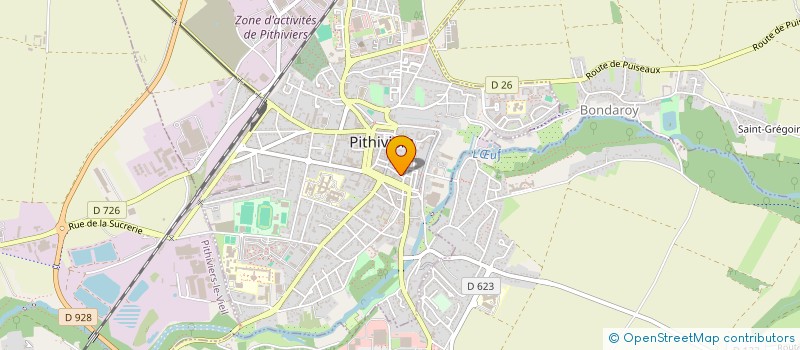 localisation de l'entreprise L'ATELIER à PITHIVIERS