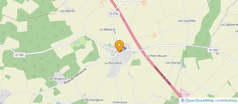 localisation de l'entreprise L'ATELIER  CUDOT