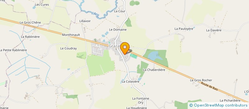 localisation de l'entreprise L'ATELIER à GRAZAY