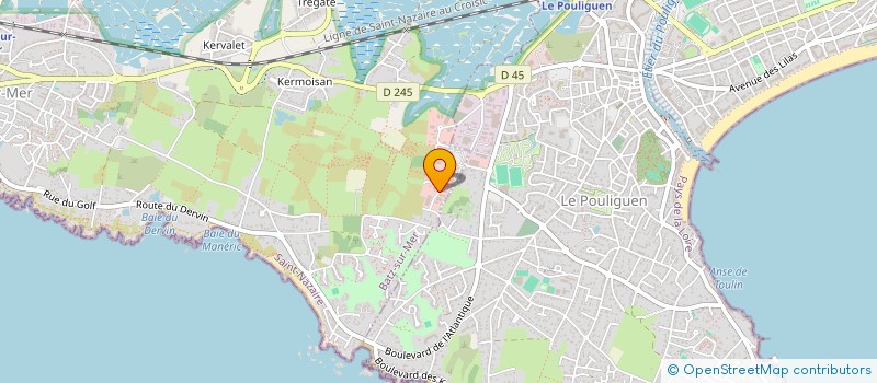 localisation de l'entreprise L'ATELIER  BATZ-SUR-MER