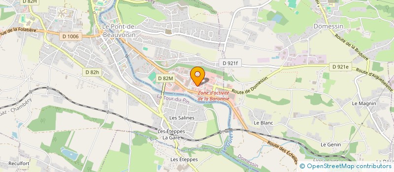 localisation de l'entreprise L'ATELIER  LE PONT-DE-BEAUVOISIN