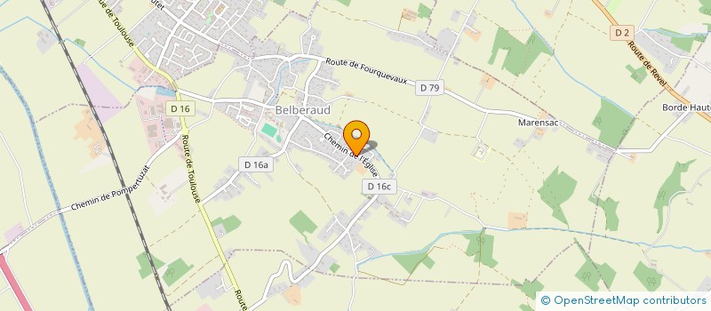 localisation de l'entreprise L'ATELIER  BELBERAUD