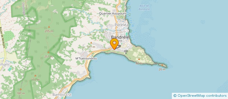 localisation de l'entreprise L'ATELIER à BANDRELE