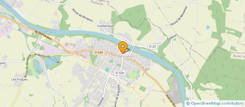 localisation de l'entreprise L'ATELIER  BESSIERES