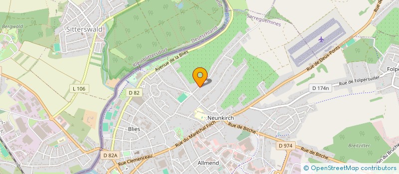 localisation de l'entreprise L'ATELIER à SARREGUEMINES