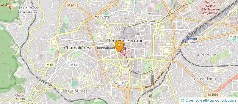 localisation de l'entreprise L'ATELIER  CLERMONT-FERRAND