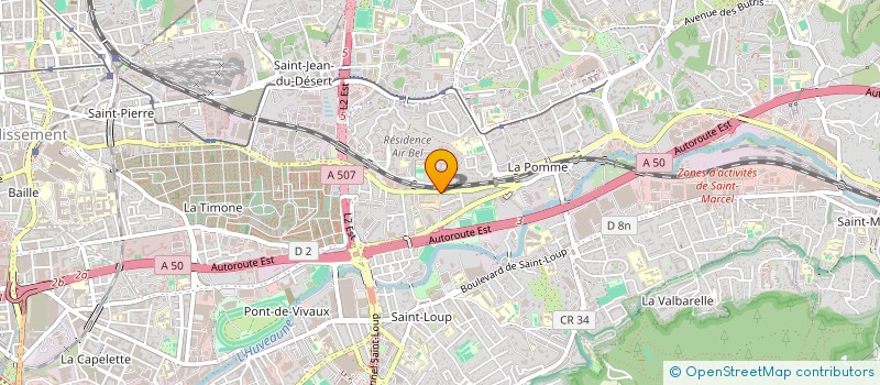 localisation de l'entreprise L'ATELIER à MARSEILLE