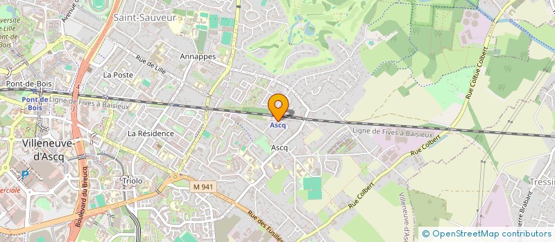 localisation de l'entreprise L'ATELIER à VILLENEUVE-D'ASCQ