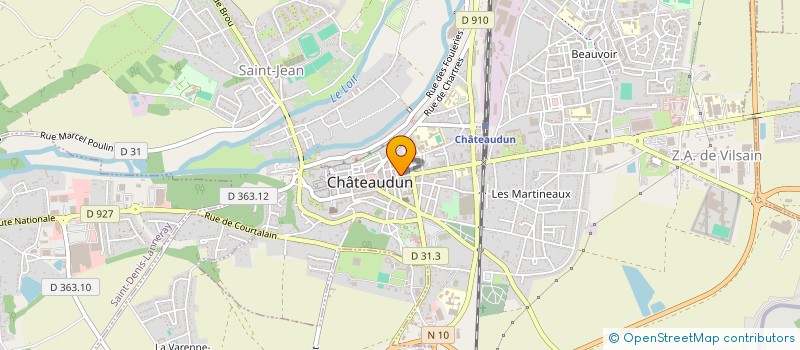 localisation de l'entreprise L'ATELIER à CHATEAUDUN