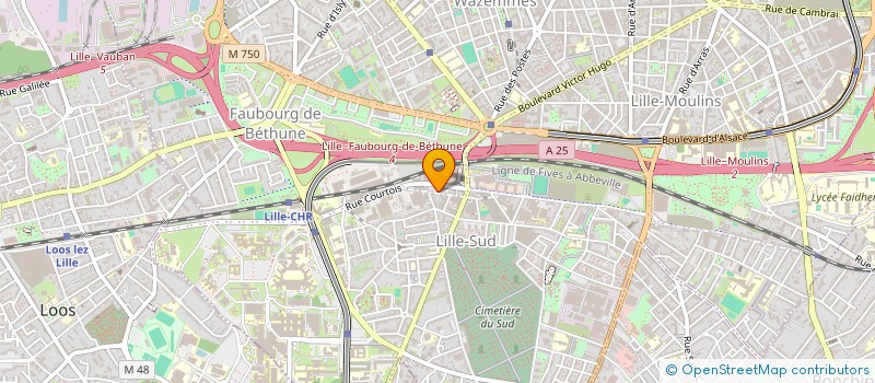 localisation de l'entreprise L'ATELIER A BULLES à LILLE