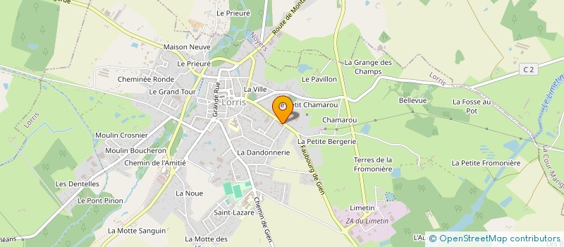 localisation de l'entreprise L'ATELIER A COULISSES à LORRIS
