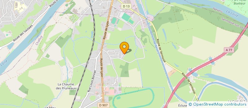 localisation de l'entreprise L'ATELIER A PETITS PAS  SERMOISE-SUR-LOIRE