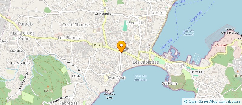 localisation de l'entreprise L'ATELIER A PIZZAS à LA SEYNE-SUR-MER