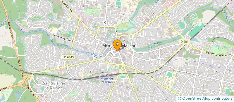 localisation de l'entreprise L ATELIER A T à MONT-DE-MARSAN