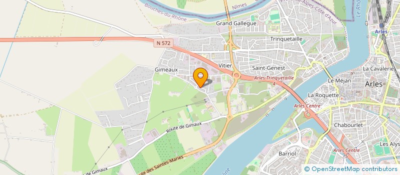 localisation de l'entreprise L'ATELIER ACTA  ARLES