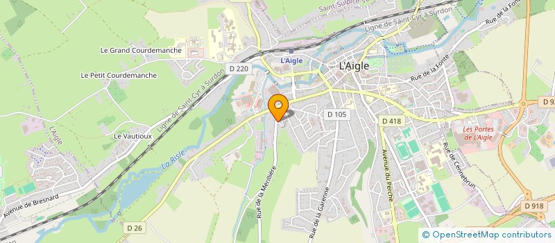 localisation de l'entreprise L'ATELIER AIGLE INSERTION à L'AIGLE