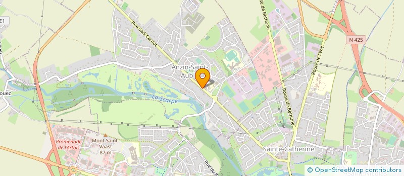 localisation de l'entreprise L ATELIER ARTISTIQUE à ANZIN-SAINT-AUBIN