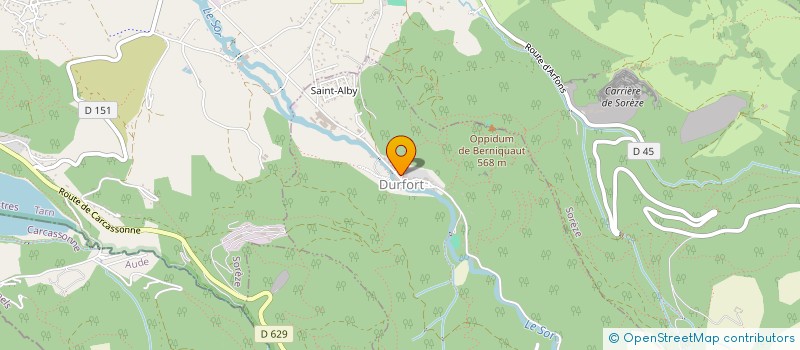 localisation de l'entreprise L'ATELIER ATYPIQUE  DURFORT