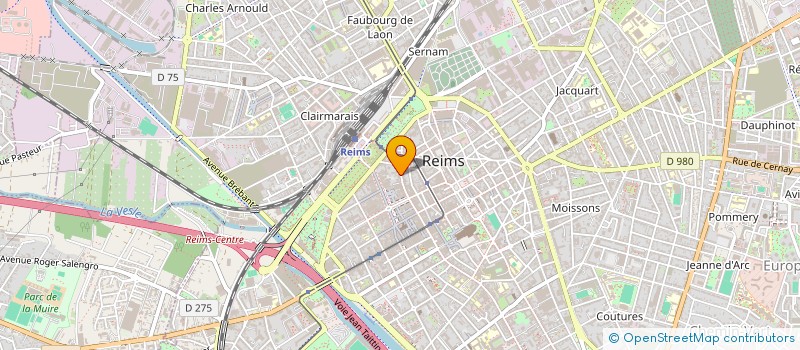 localisation de l'entreprise L'ATELIER AU 111  REIMS