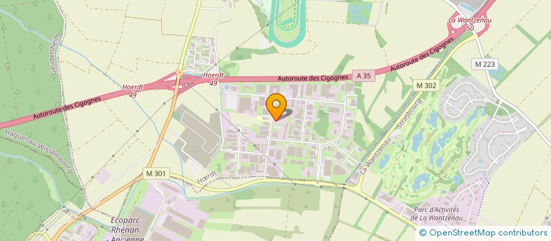 localisation de l'entreprise L'ATELIER AUTO+  HRDT