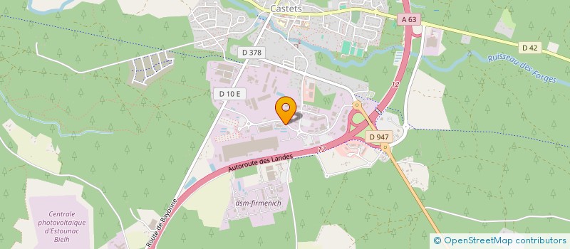 localisation de l'entreprise L'ATELIER AUTO  CASTETS