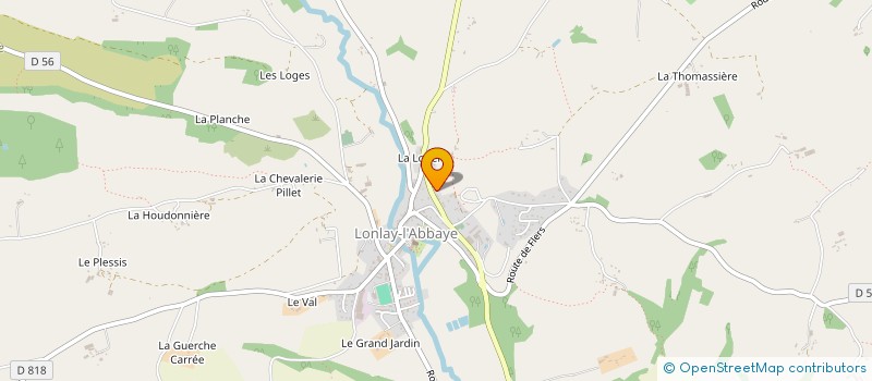 localisation de l'entreprise L'ATELIER AUTOMOBILE 61 à LONLAY-L'ABBAYE