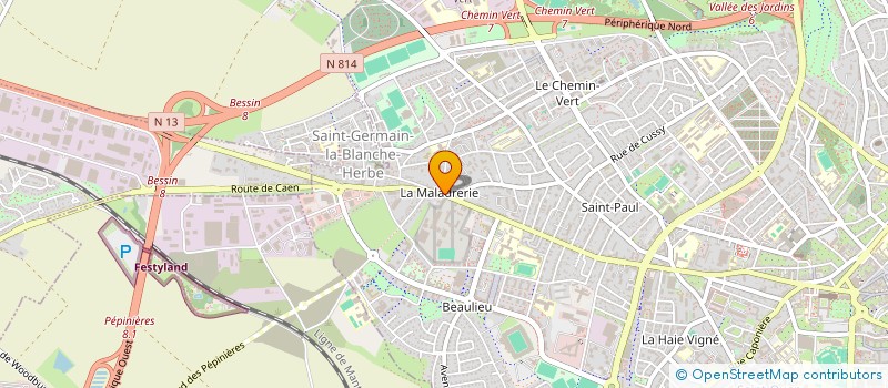localisation de l'entreprise L'ATELIER AUX INSTRUM' à CAEN