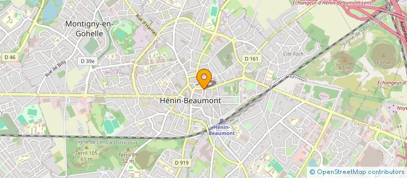 localisation de l'entreprise L'ATELIER B.. à HENIN-BEAUMONT