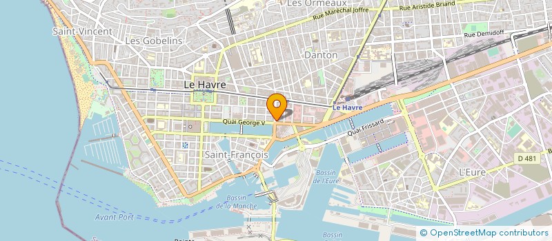 localisation de l'entreprise L'ATELIER B à LE HAVRE