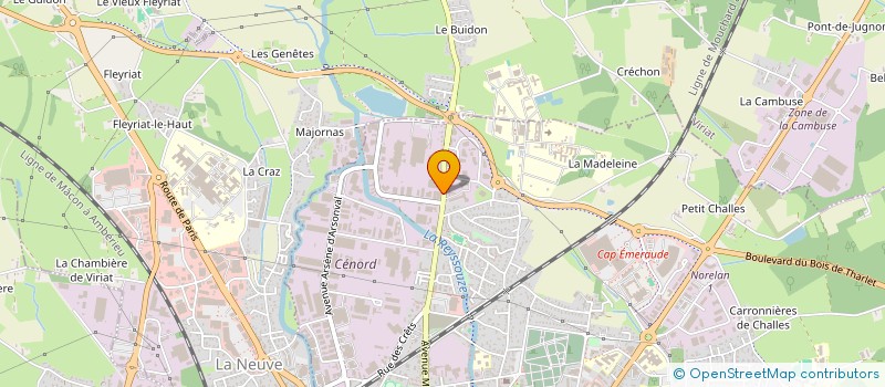 localisation de l'entreprise L'ATELIER BAR RESTAURANT à BOURG-EN-BRESSE