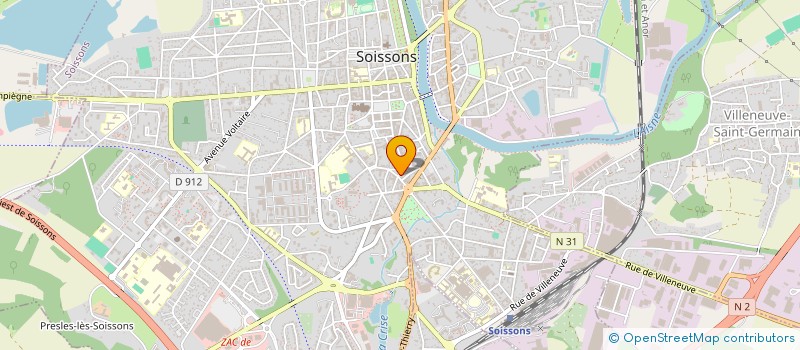 localisation de l'entreprise L'ATELIER BASSONG à SOISSONS