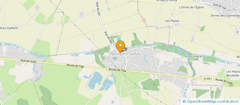 localisation de l'entreprise L'ATELIER BIEN-ETRE à NEUVY-EN-SULLIAS