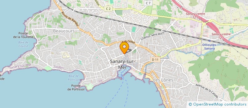 localisation de l'entreprise L'ATELIER BIS SARL à SANARY-SUR-MER