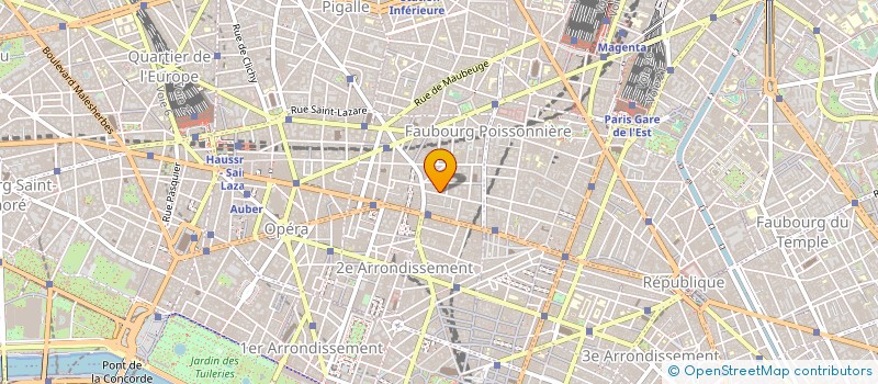 localisation de l'entreprise L'ATELIER BLANC  PARIS