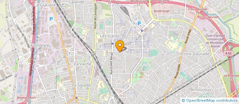 localisation de l'entreprise L ATELIER BLANC à TOULOUSE