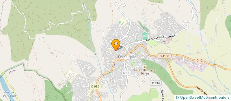localisation de l'entreprise L'ATELIER BOIS à FORCALQUIER