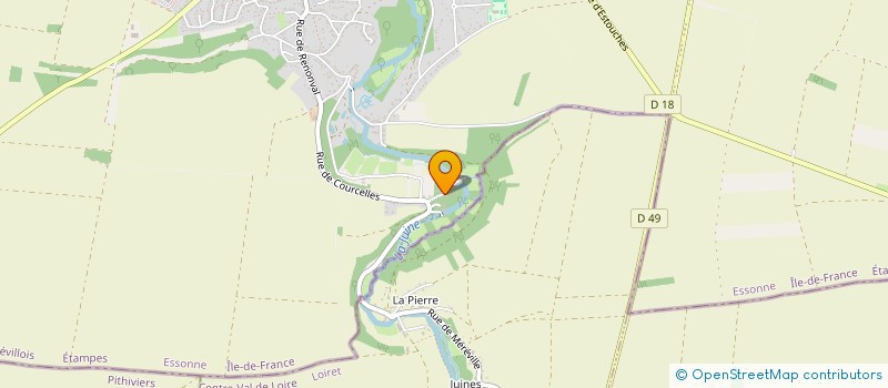 localisation de l'entreprise L'ATELIER BOIS  LE MEREVILLOIS