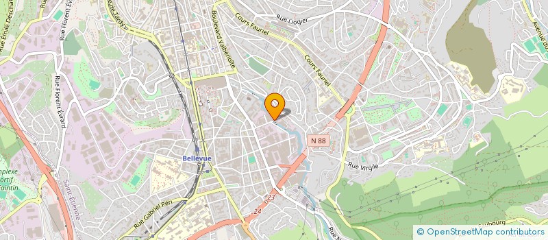 localisation de l'entreprise L'ATELIER BOIS à SAINT-ETIENNE