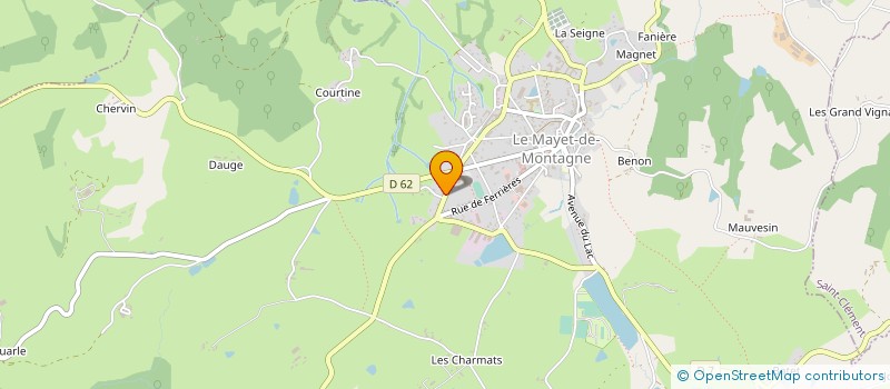 localisation de l'entreprise L'ATELIER BOIS D'AUREL à LE MAYET-DE-MONTAGNE