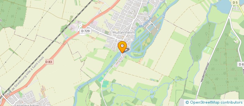 localisation de l'entreprise L'ATELIER BORROMEE  HUTTENHEIM