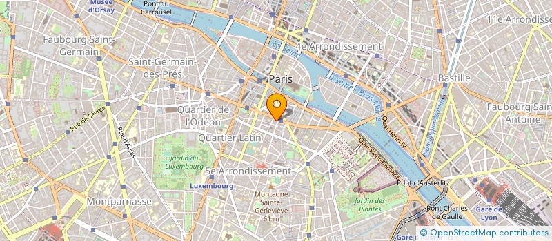 localisation de l'entreprise L'ATELIER BOULANGER SAINT GERMAIN  PARIS