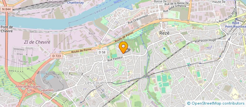 localisation de l'entreprise L'ATELIER BOUTIQUE à BOUGUENAIS