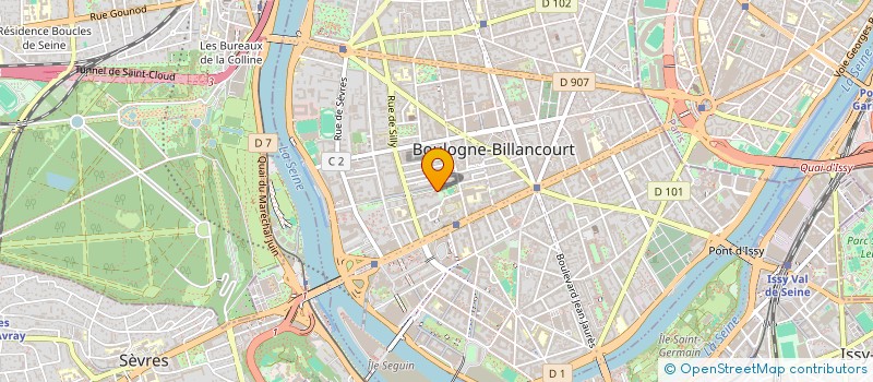 localisation de l'entreprise L'ATELIER BOUTIQUE D&S à BOULOGNE-BILLANCOURT