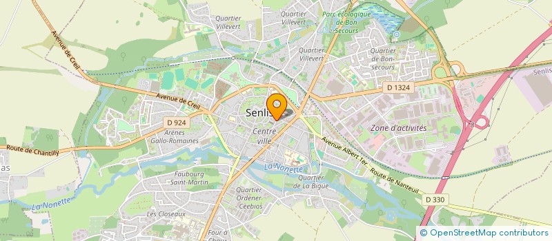 localisation de l'entreprise L'ATELIER BRS  SENLIS