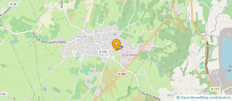 localisation de l'entreprise L ATELIER BRUNO DUTEIL à TALUYERS