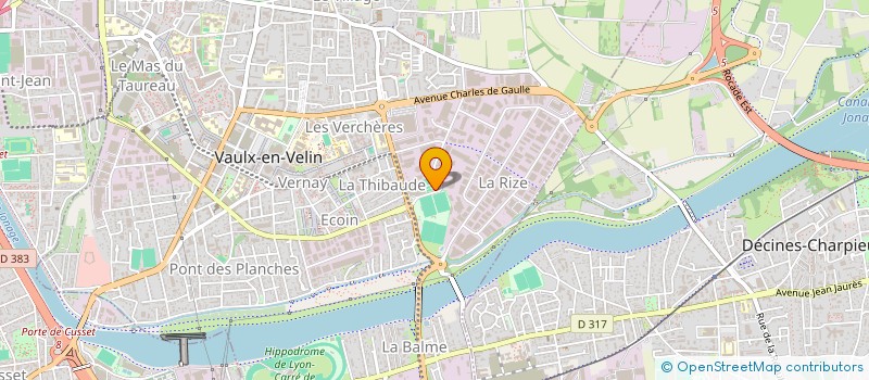 localisation de l'entreprise L'ATELIER BY ENJOY  VAULX-EN-VELIN