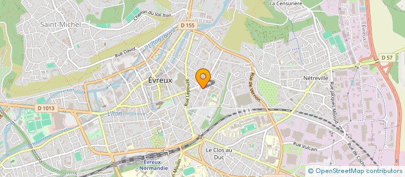 localisation de l'entreprise L'ATELIER BY P&J  EVREUX