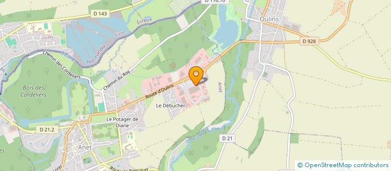 localisation de l'entreprise L'ATELIER BY S... à ANET
