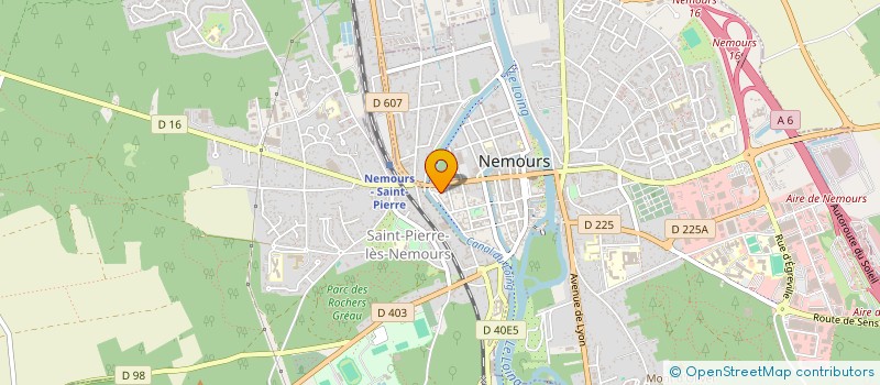 localisation de l'entreprise L'ATELIER BY SMITH  NEMOURS