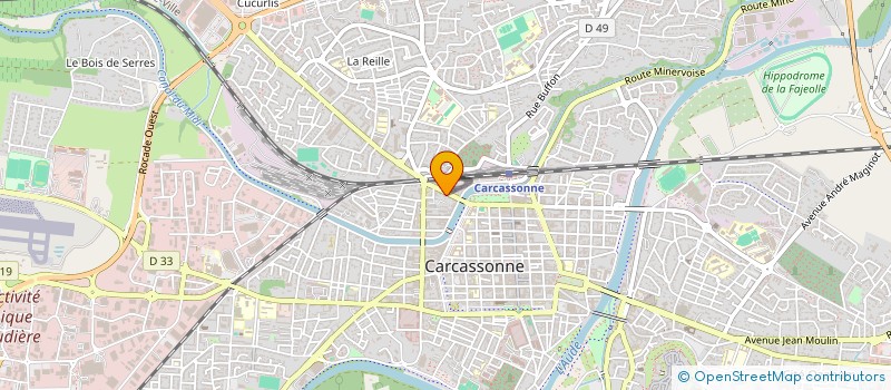 localisation de l'entreprise L'ATELIER BY V à CARCASSONNE